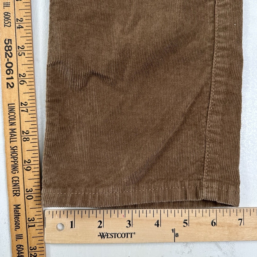 Hollister Mens '90s Slim Fit Brown Corduroy Pants Actual 30x31 Epic Flex Stretch - Picture 5 of 12